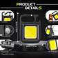 Mini Linterna Llavero Led Cob Recargable Con gancho e Imán  - Miniatura 8