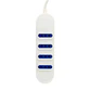 Alargador Eléctrico Philco 1430B 3 Mts 4 Pos Blanco - Miniatura 1