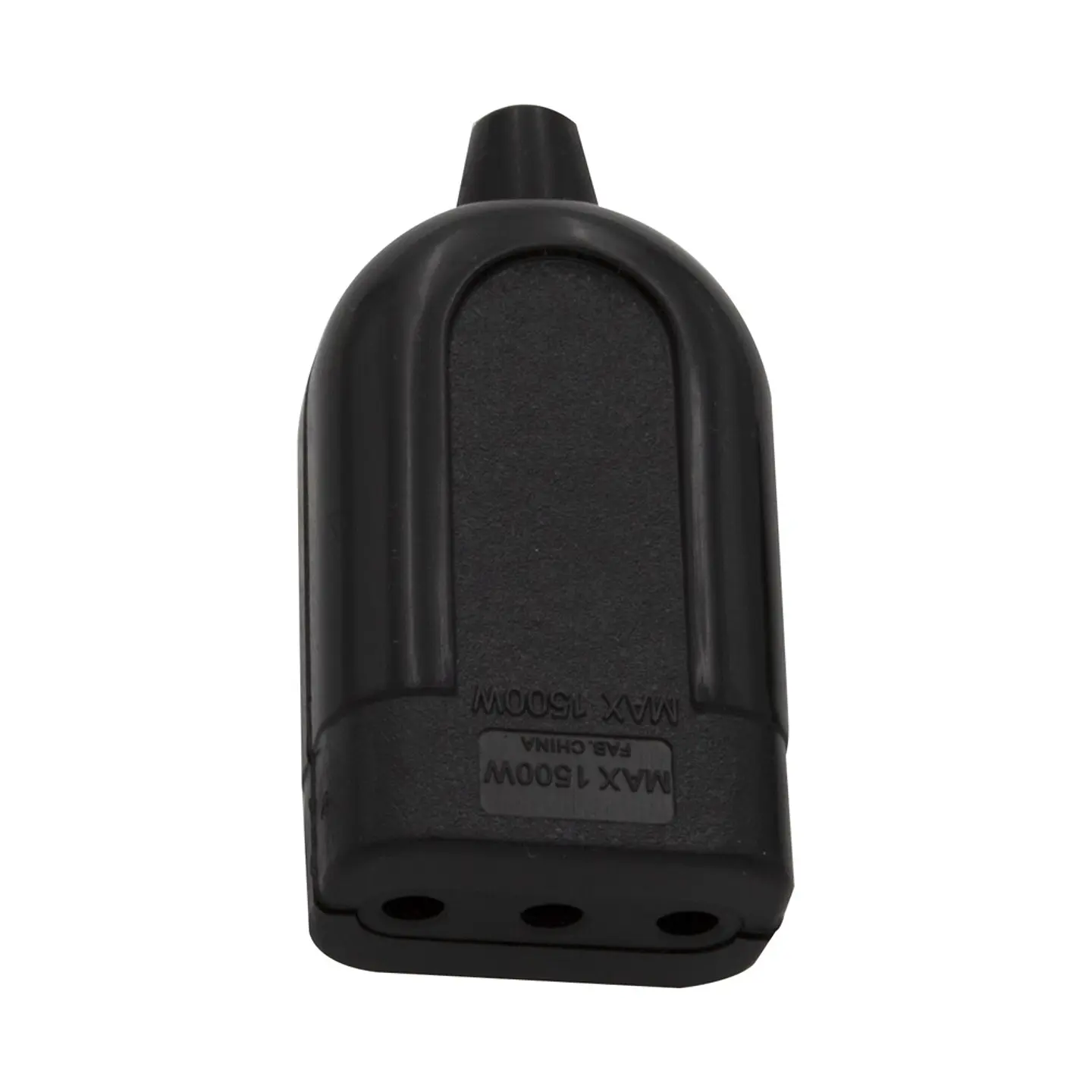 Enchufe Hembra Negro Philco 2P+T 2500w 79303 2