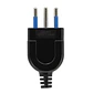 Enchufe Macho Vertical Negro Philco 2P+T 79305 - 2500w - Miniatura 1