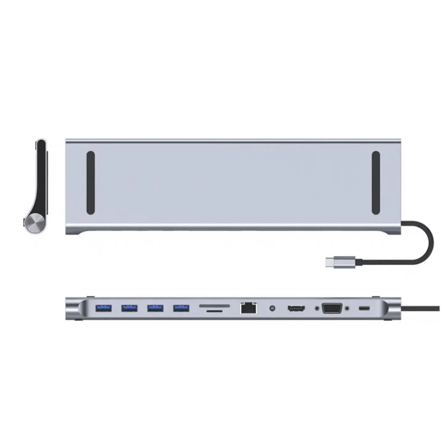 Hub USB Multipuerto USB-C Tecnolab 11 en 1 TL363 3