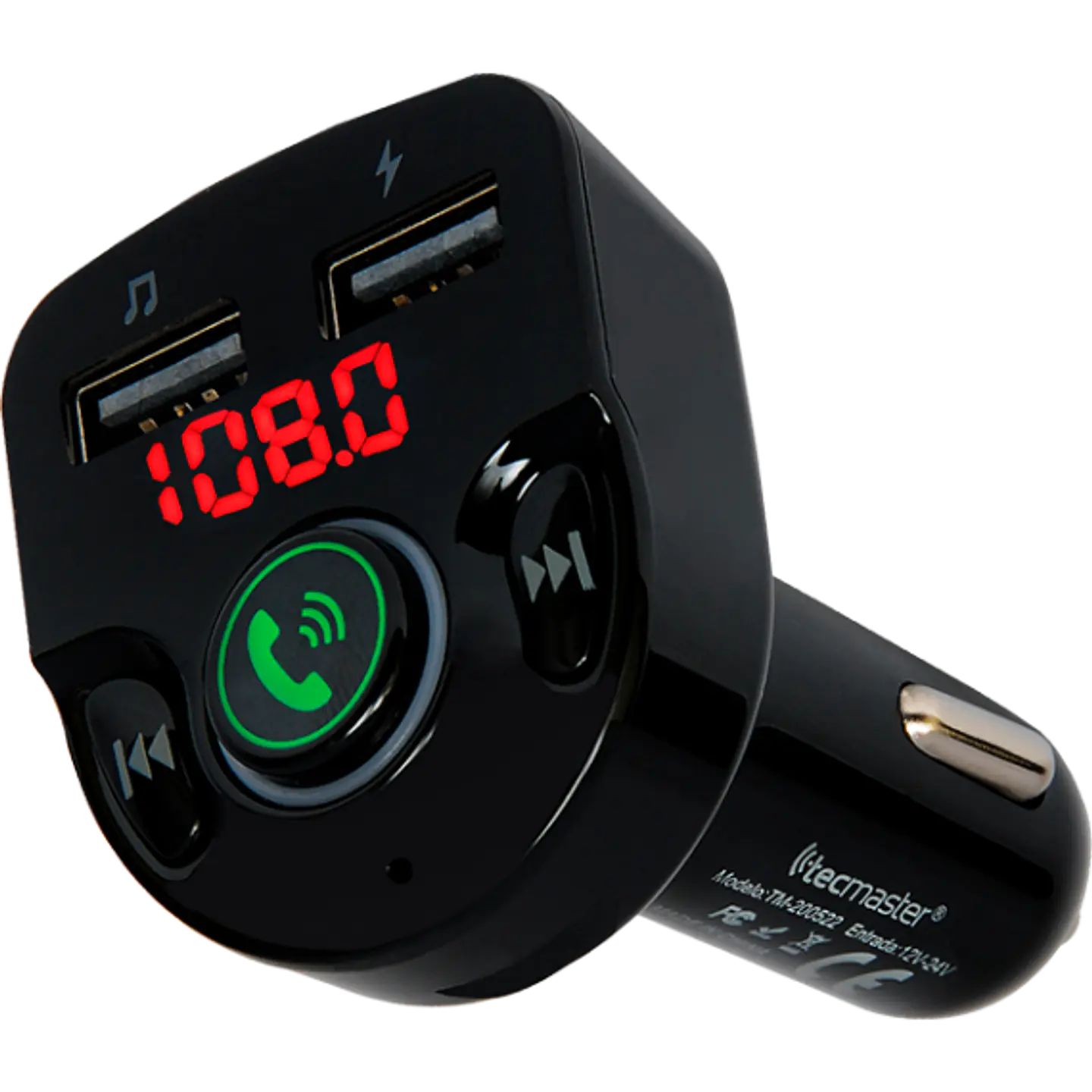Transmisor Fm Tecmaster Bluetooth 7