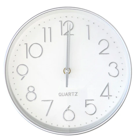 Reloj de Pared 25cm Plata DBG1660