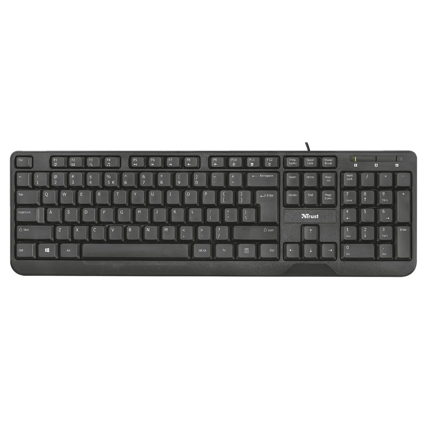 Teclado Multimedia Trust Ziva Qwerty 2
