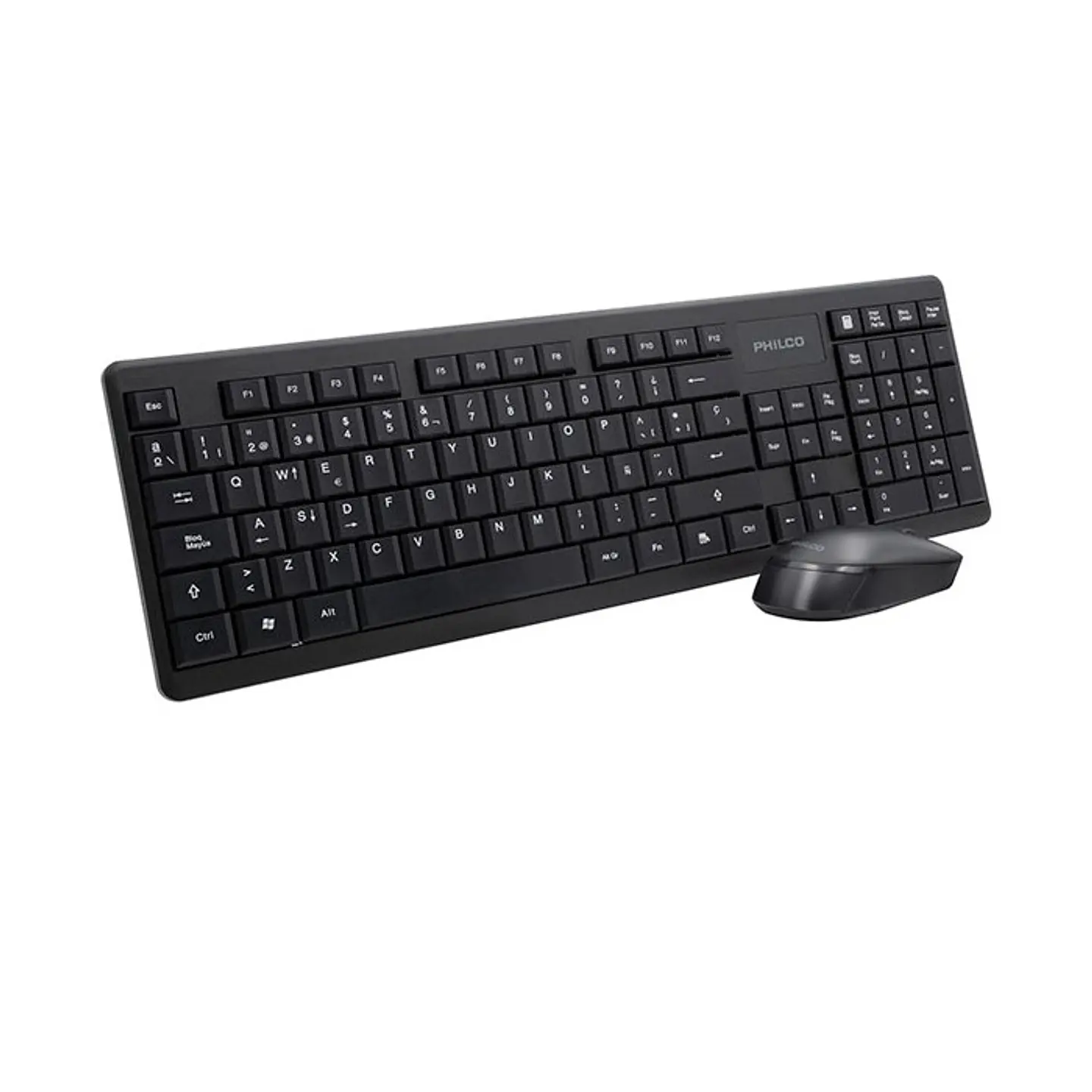 Kit Combo Teclado y Mouse Inalámbrico Philco 6314N 1