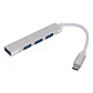 Hub Usb 3.0 Tipo C Modelo C809 4 Puertos - Miniatura 1
