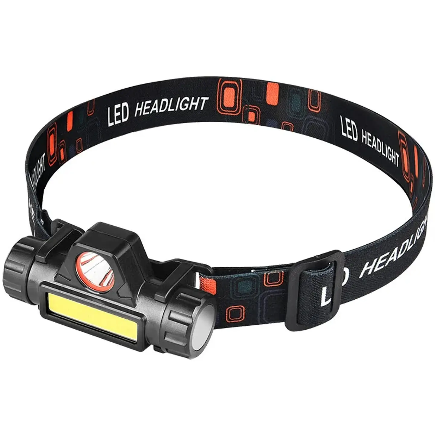 Linterna Cintillo Led Cob Minero Recargable 1