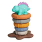 Juguete Didáctico Torre Dinosaurio Argollas Apilable 7pcs - Miniatura 1