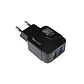 Cargador Pared 2 Usb 2.4a Max Tecmaster Negro - Miniatura 3