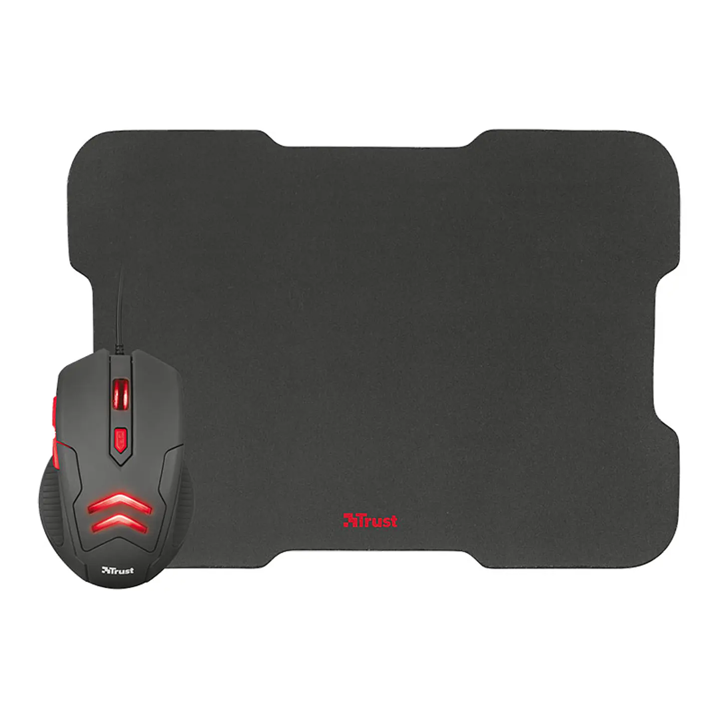 Kit Gamer Mouse + Mouse Pad Trust Ziva 3