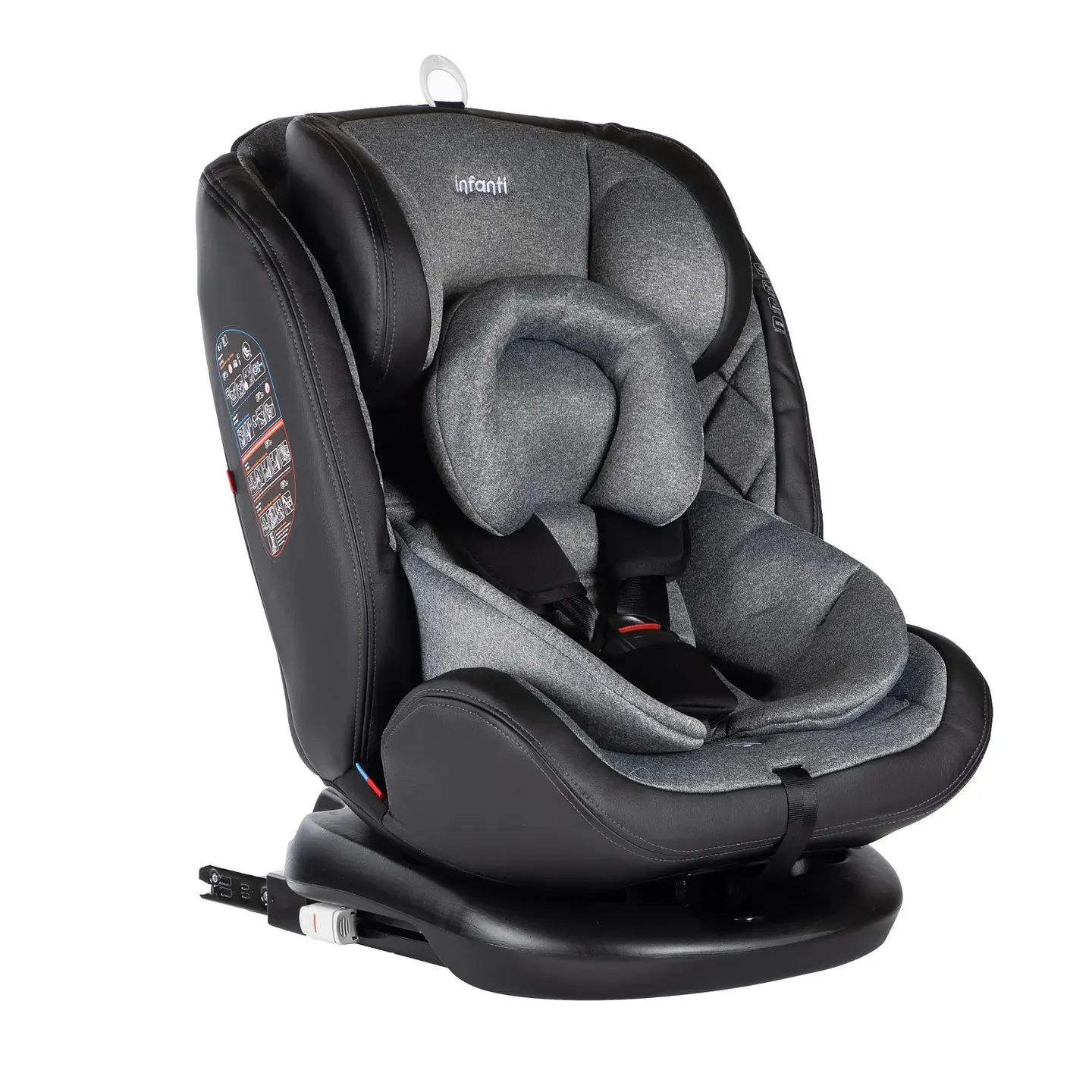 Silla Auto Convertible I-Giro 360 Infanti Light Grey 4