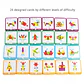 Juguete Didáctico Rompecabezas Tangram Madera 155 pcs - Miniatura 4
