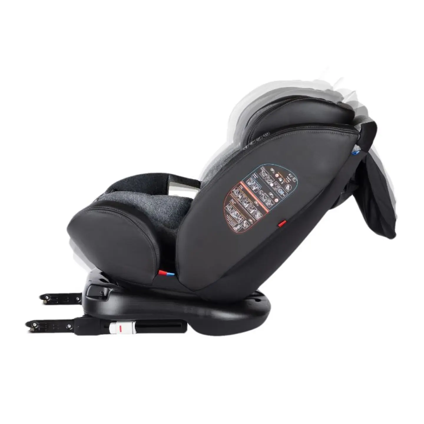 Silla Auto Convertible I-Giro 360 Infanti Light Grey 8
