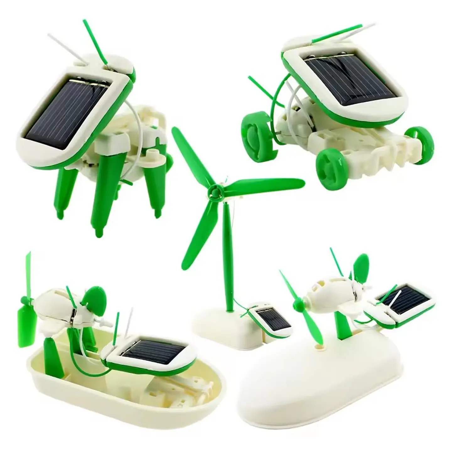 Juguete Solar Robot 6 en 1 Formas Para Armar 1