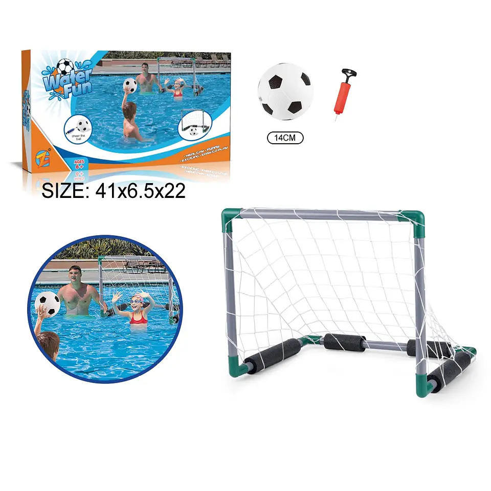 Mini Portería Arco de Futbol para Piscina o Patio 3