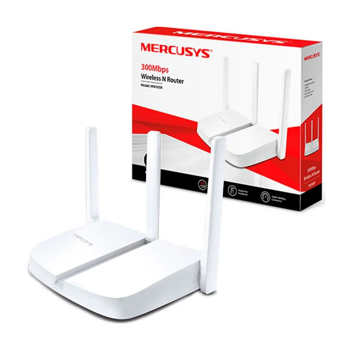 Router Wifi Inalambrico 300mbps Mercusys 3 Antenas 1