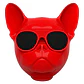 Parlante Inalambrico Cabeza Bulldog Rojo - Miniatura 1