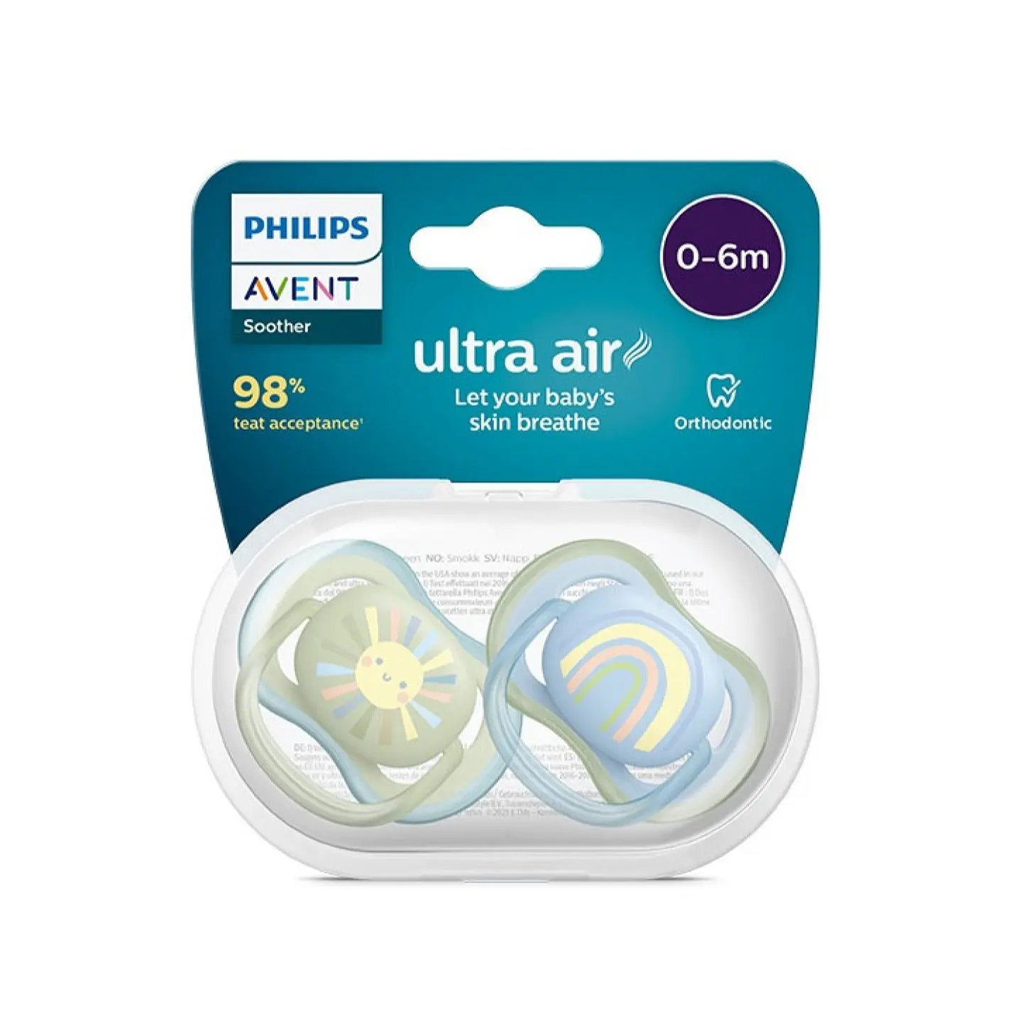 2 Chupetes Avent Ultra Air 0-6m SCF085/58 4