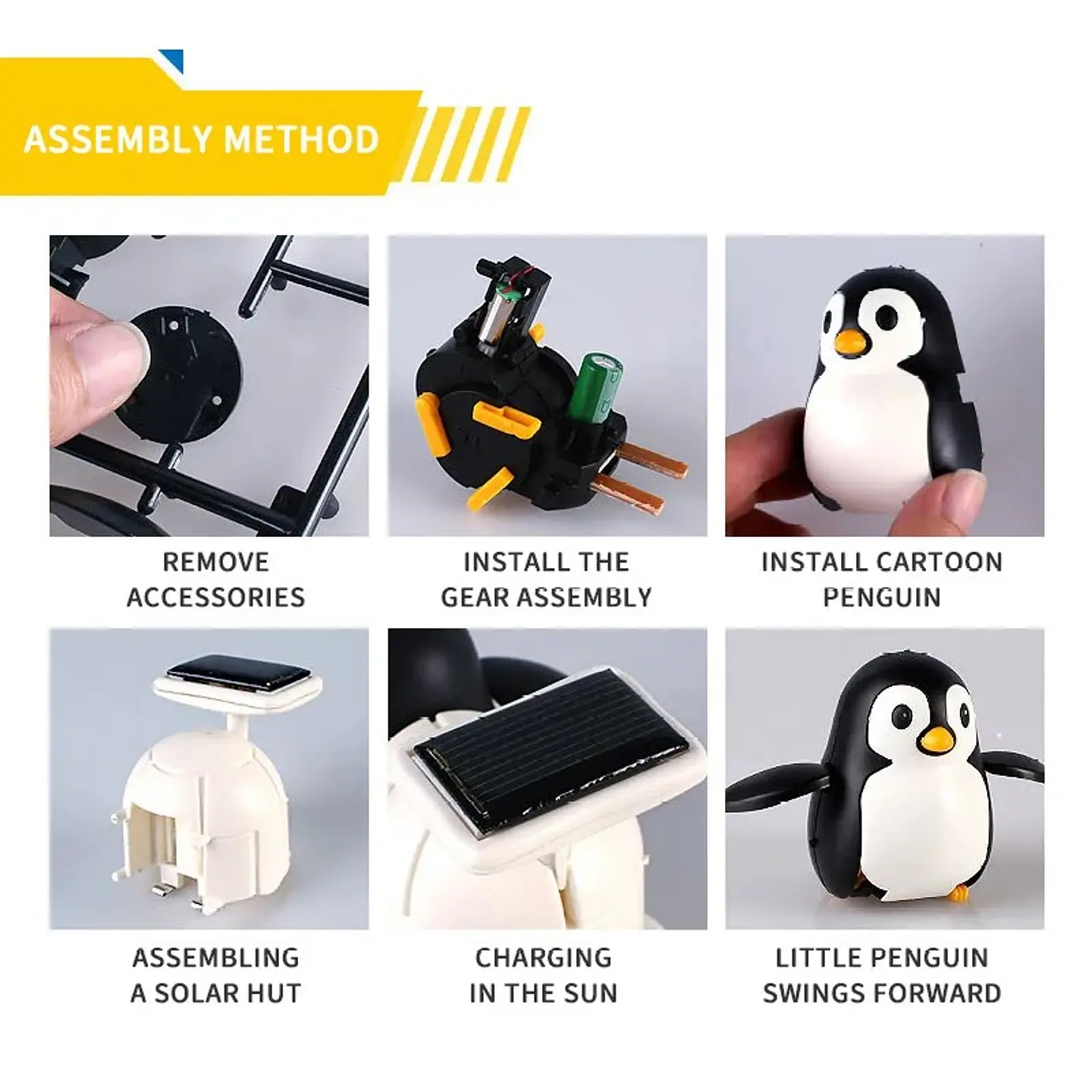 Juguete científico Solar Vida de Pingüino 2