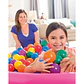 Set 100 pelotas de Plástico 6.5cm Multicolor Intex - Miniatura 6