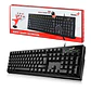 Teclado Genuis Smart KB-101 Alambrico Usb - Miniatura 1