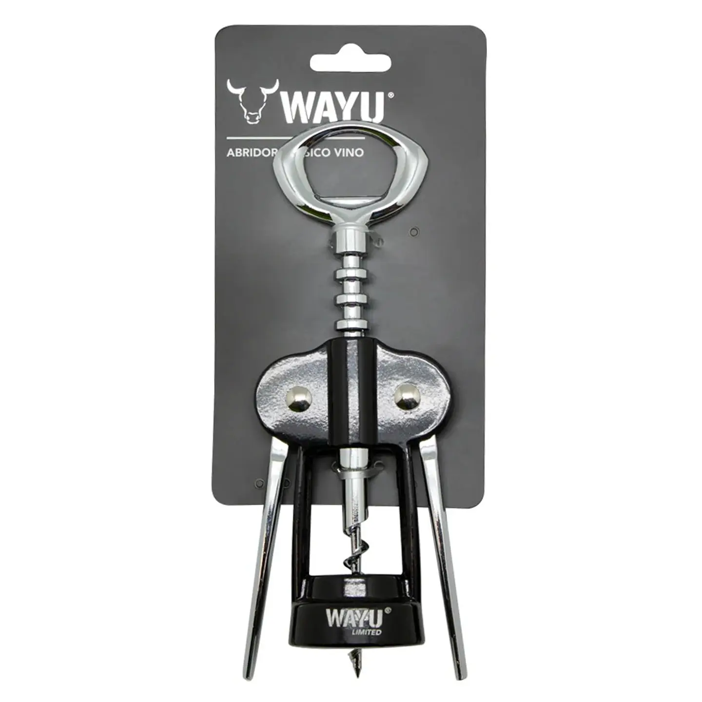 Sacacorchos Abridor de Vino Clasico Wayu 4
