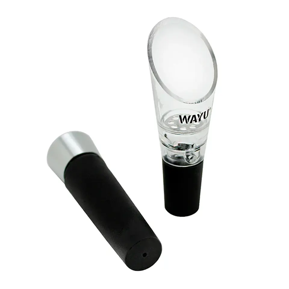 Set De Aireador Y Tapon Vino Wayu 3