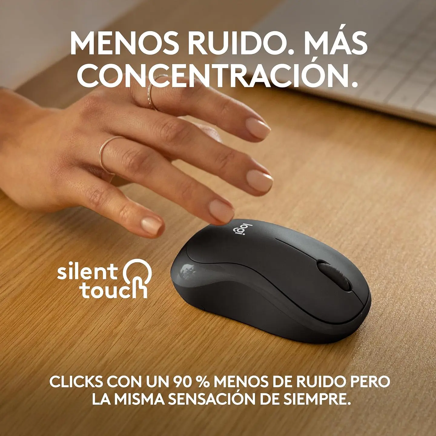 Mouse Bluetooth M240 Logitech Silent Grafito 5