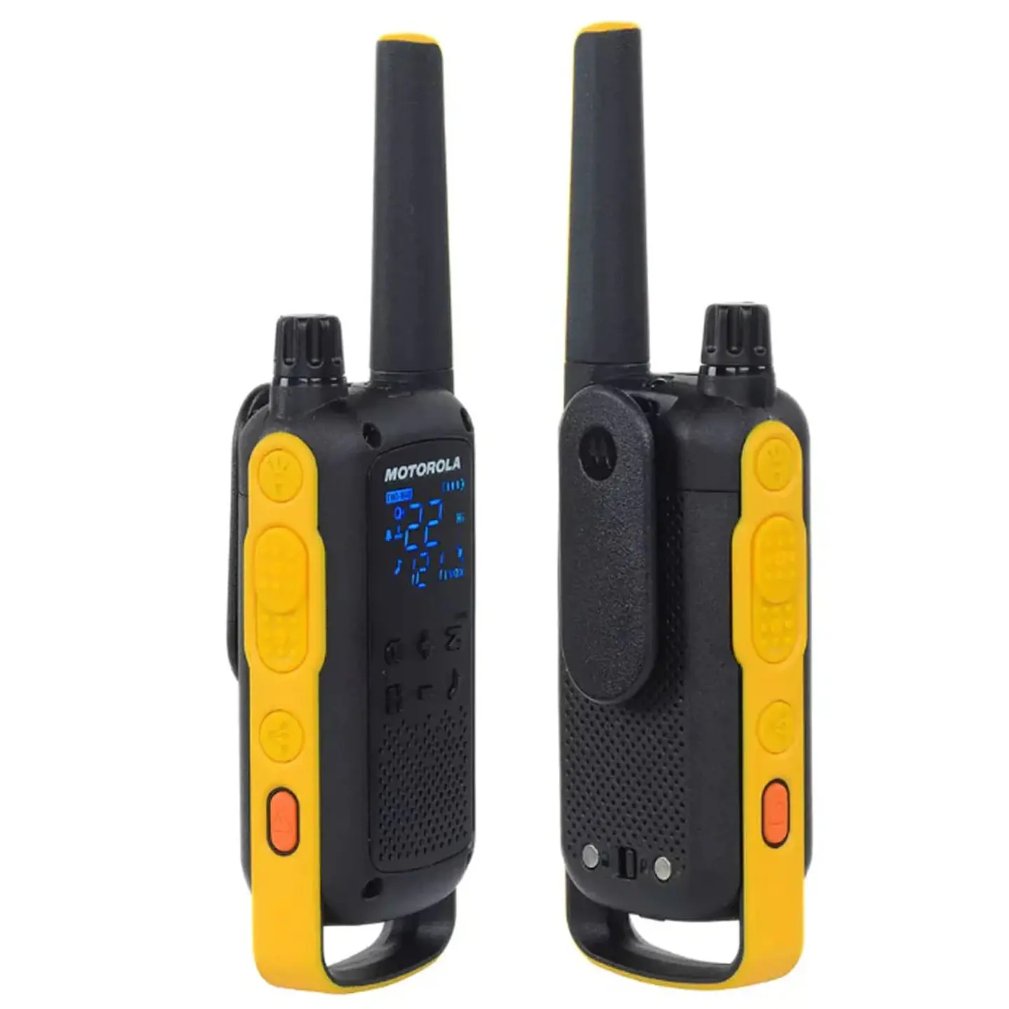 Pack 2 Radios Walkie Talkie Motorola T470 Talkabout 2