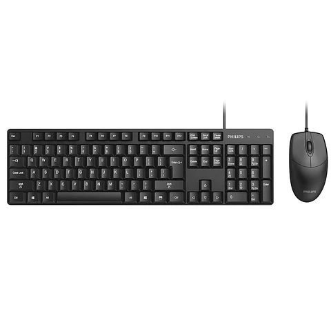 Kit Combo Teclado y Mouse Philips C224 SPT6254