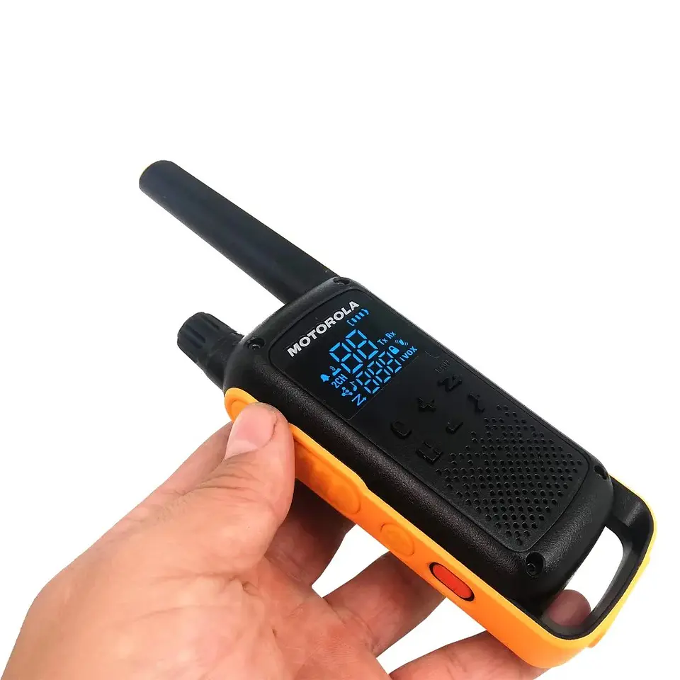 Pack 2 Radios Walkie Talkie Motorola T470 Talkabout 5