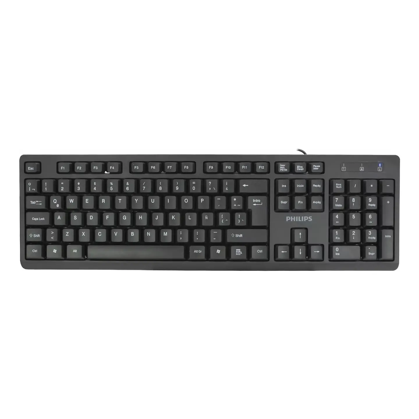 Teclado Usb Alámbrico Philips K234 SPK6234 4