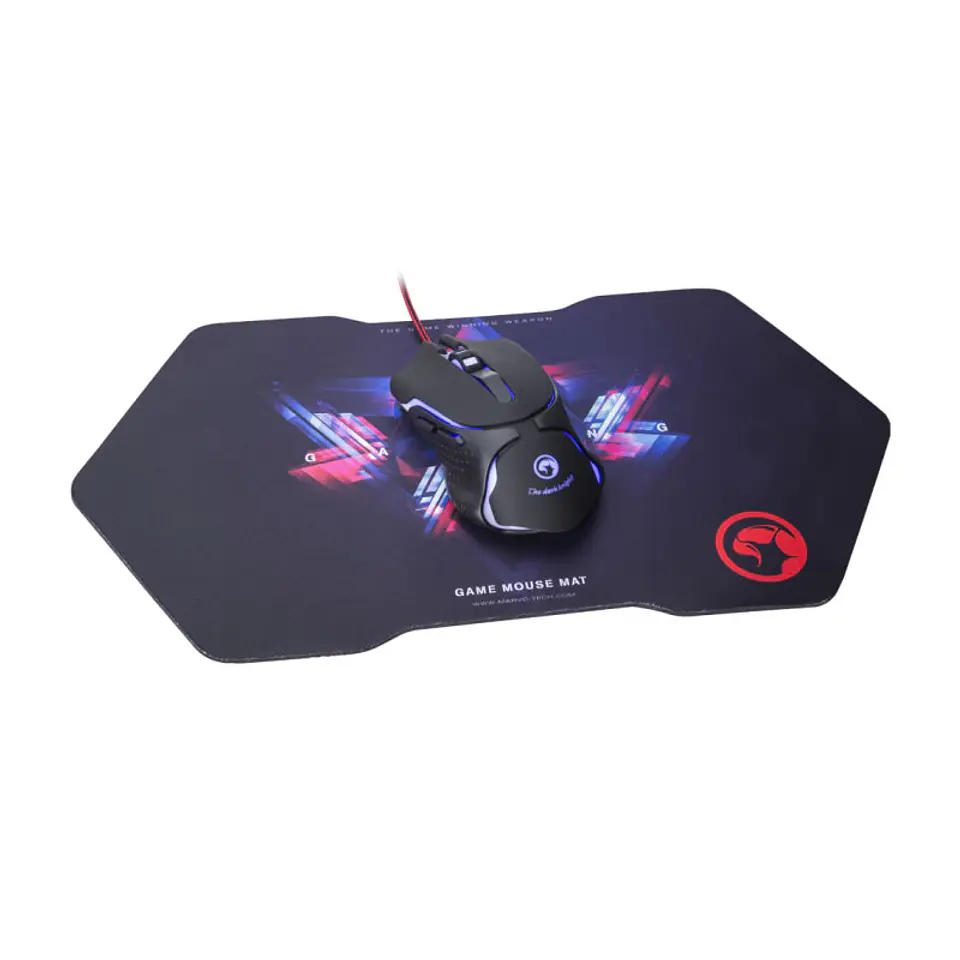 Kit Gamer Mouse Pad Optico 2400dpi Marvo 5