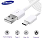 Cable Usb Tipo C Blanco Original Samsung 1.2m - Miniatura 3