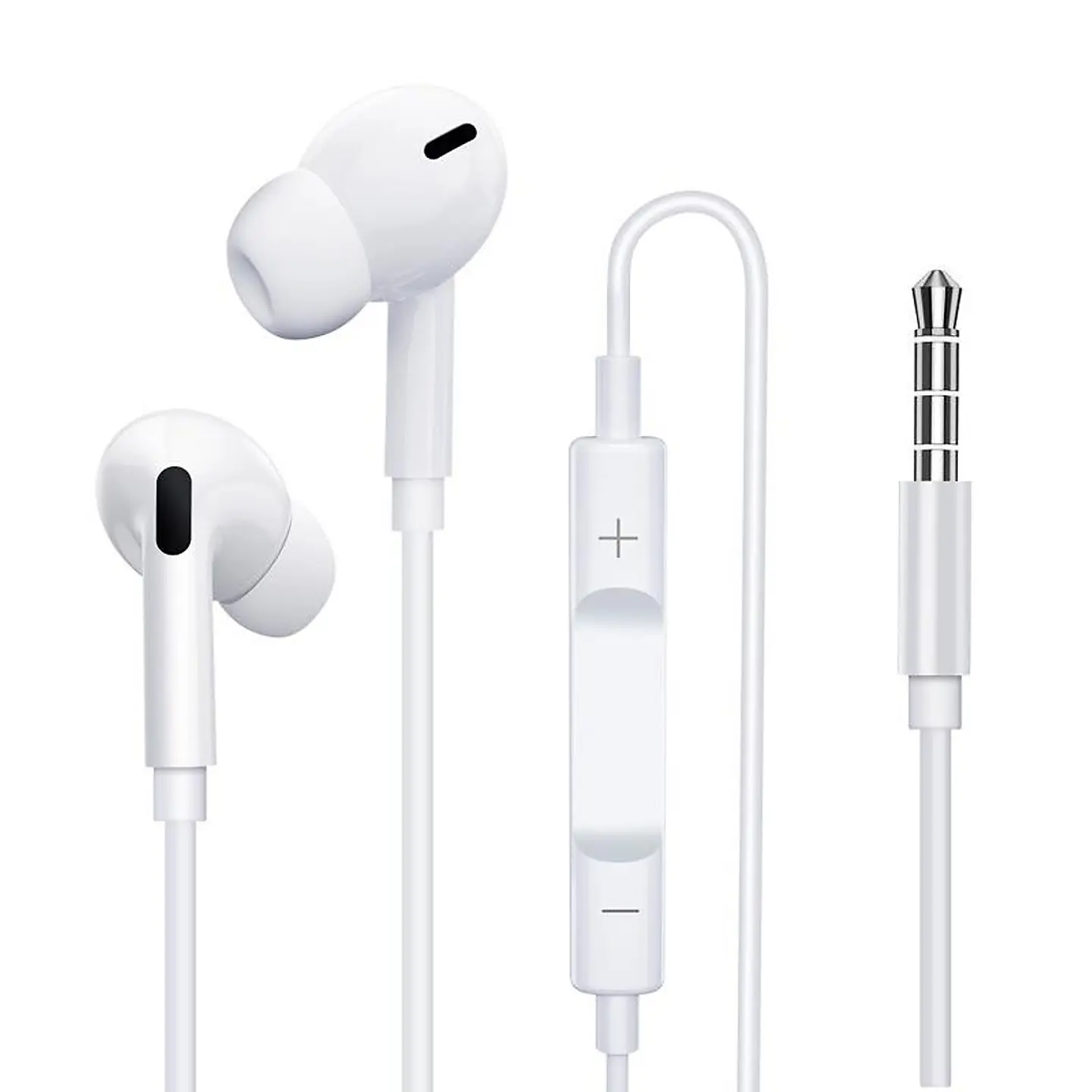 Audifonos con Mic Blanco Jack 3.5mm Tecnolab 1