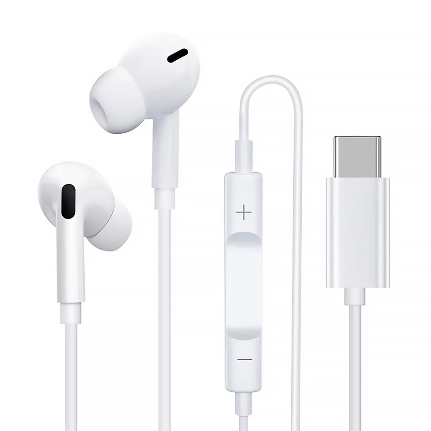 Audifonos con Mic Blanco Tipo C Tecnolab 1