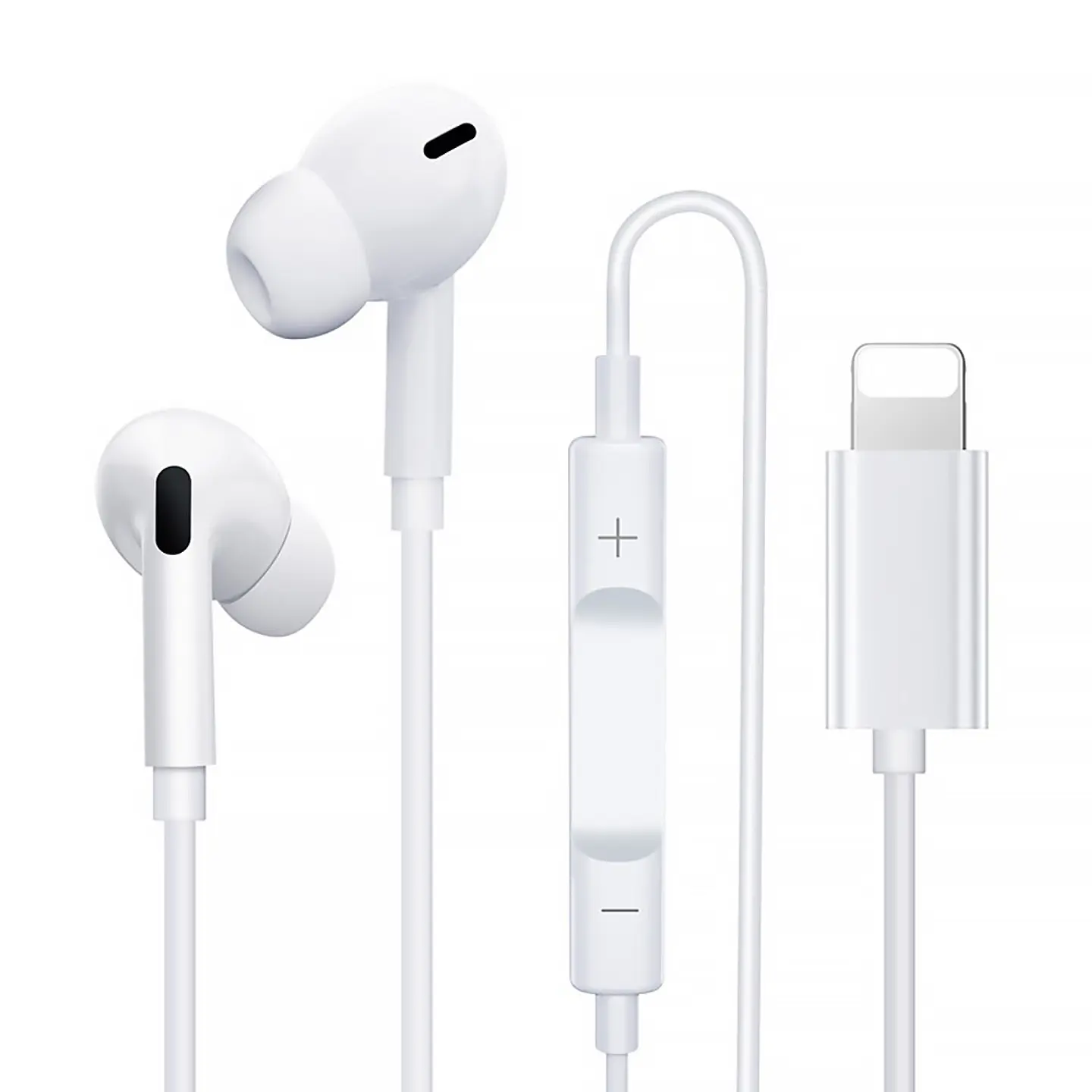 Audifonos con Mic Blanco Lightning Tecnolab 1