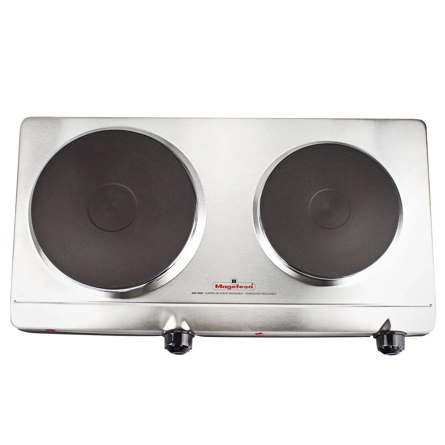 Cocina Electrica Magefesa 2 Platos Inox MGF8022 3