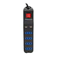 Alargador Extension Philco 4 POS y 2 USB Negro - Miniatura 1