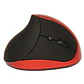 Mouse Ergonómico Tecmaster Inalámbrico Recargable Negro/Rojo - Miniatura 1