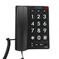 Telefono Fijo Philco Números Grandes 170BK Negro - Miniatura 5