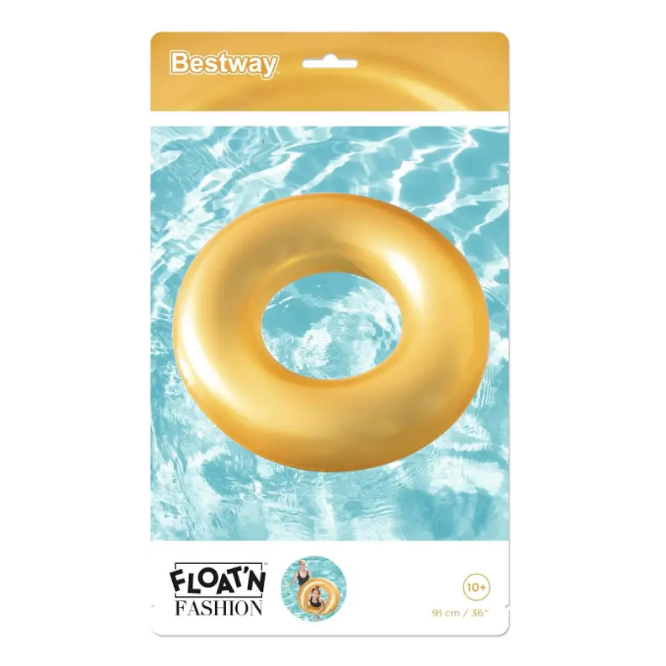 Flotador Anillo Oro 91cm Bestway 36127 5