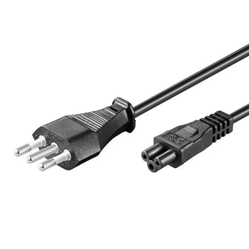 Cable Poder Tipo Trebol Notebook 1.8m 1