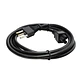 Cable Poder Tipo Trebol Notebook 1.8m - Miniatura 2