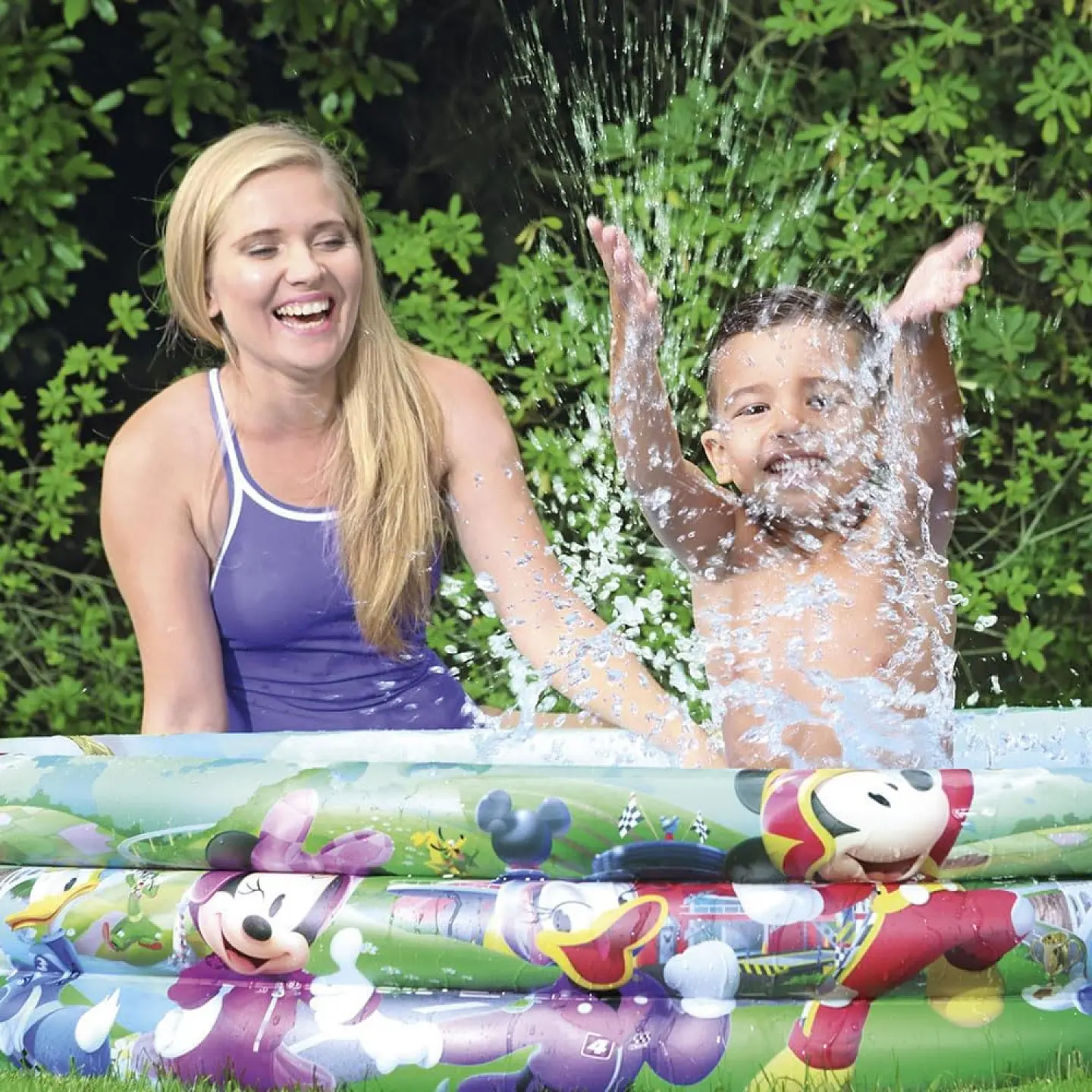 Piscina Inflable 3 Anillos 122Cm Mickey Bestway 4