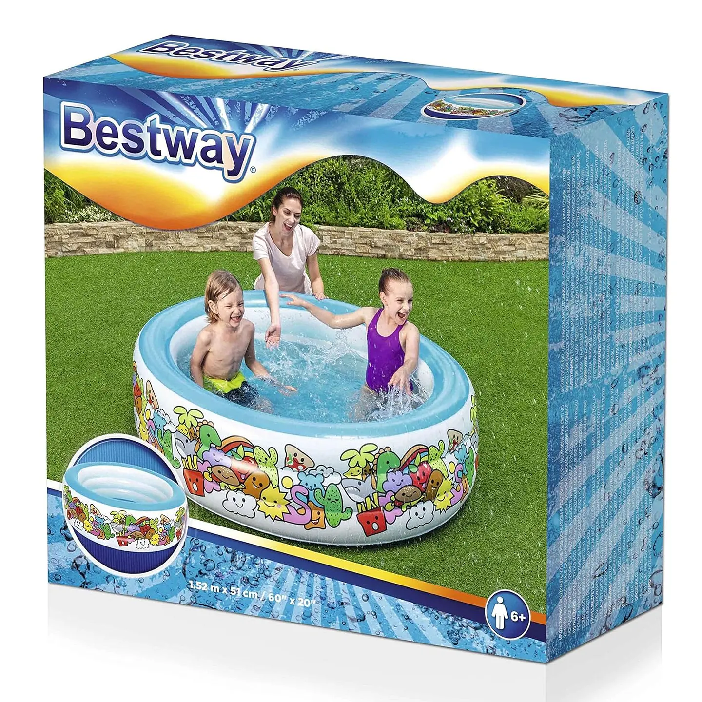 Piscina Inflable 3 Anillos 152Cm Bestway 51121E 5