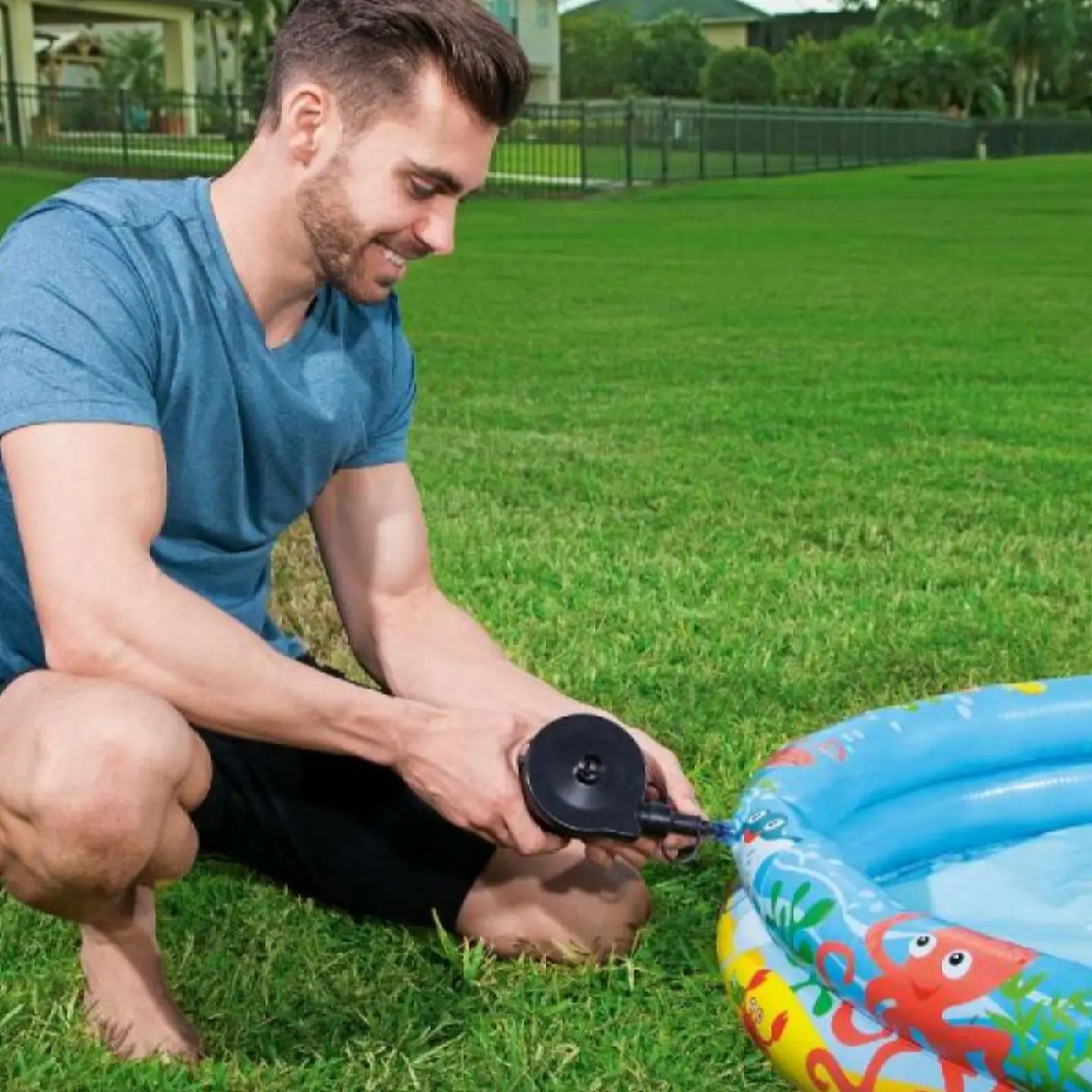 Piscina Inflable + Aro + Pelota 122cm Bestway 7