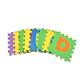 Alfombra Puzzle De Goma Eva Letras 10 Piezas Multicolor - Miniatura 4