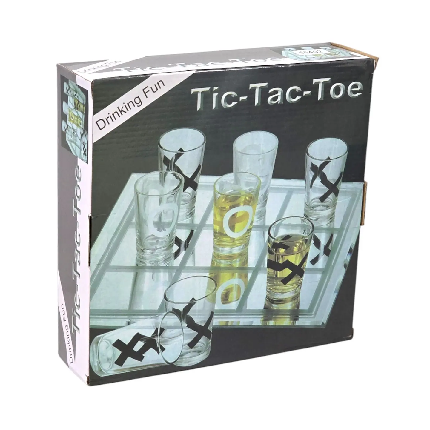 Juego de Shot Gato Tik Tac Toe 9 vasos Chupito 6