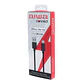 Cable Usb Lightning 1.5m Mfi Aiwa Negro - Miniatura 2